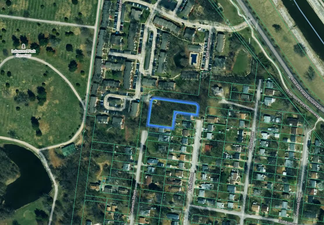 "Land at 7614 Genesta St, St. Louis, MO"